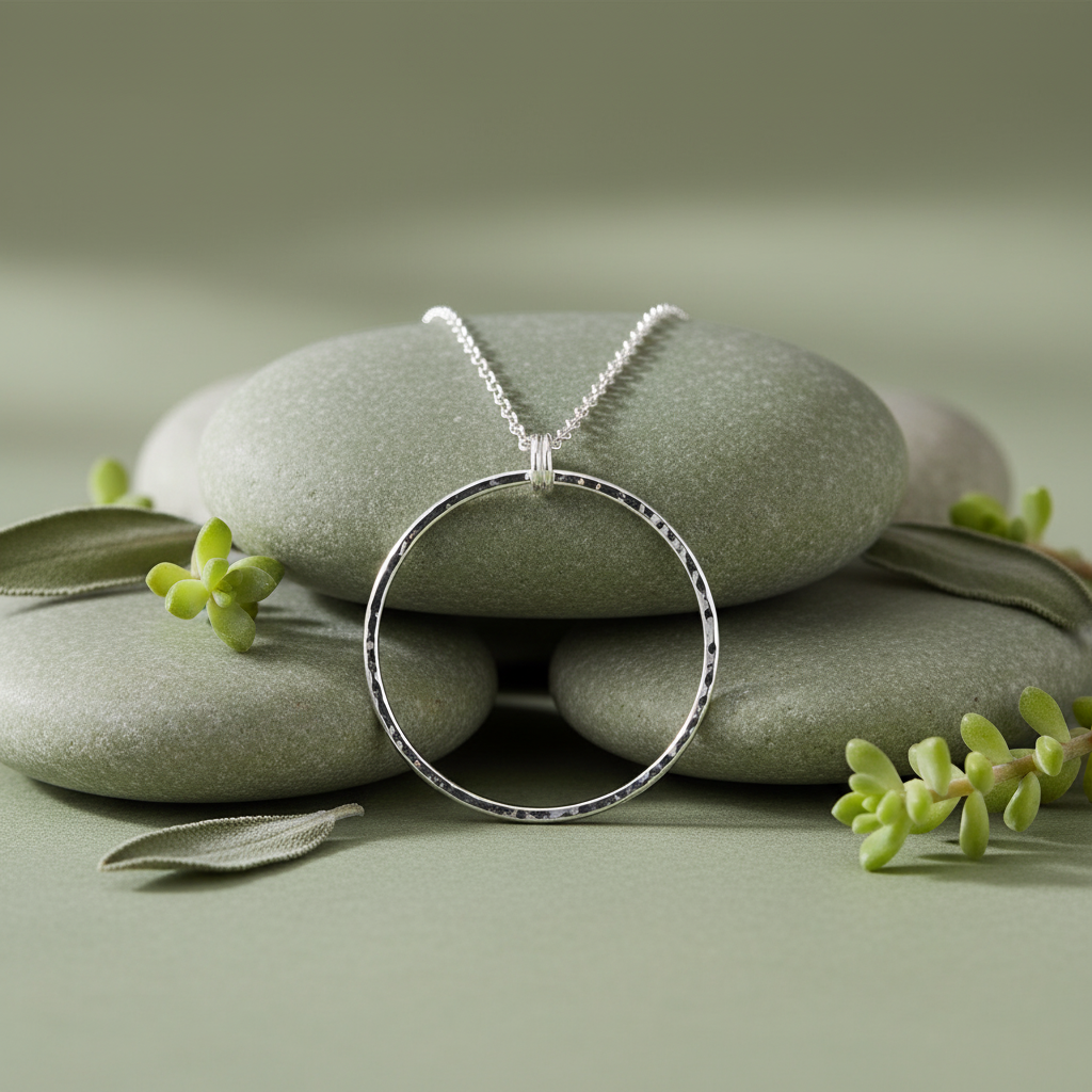Breathe Necklace — Zen Background