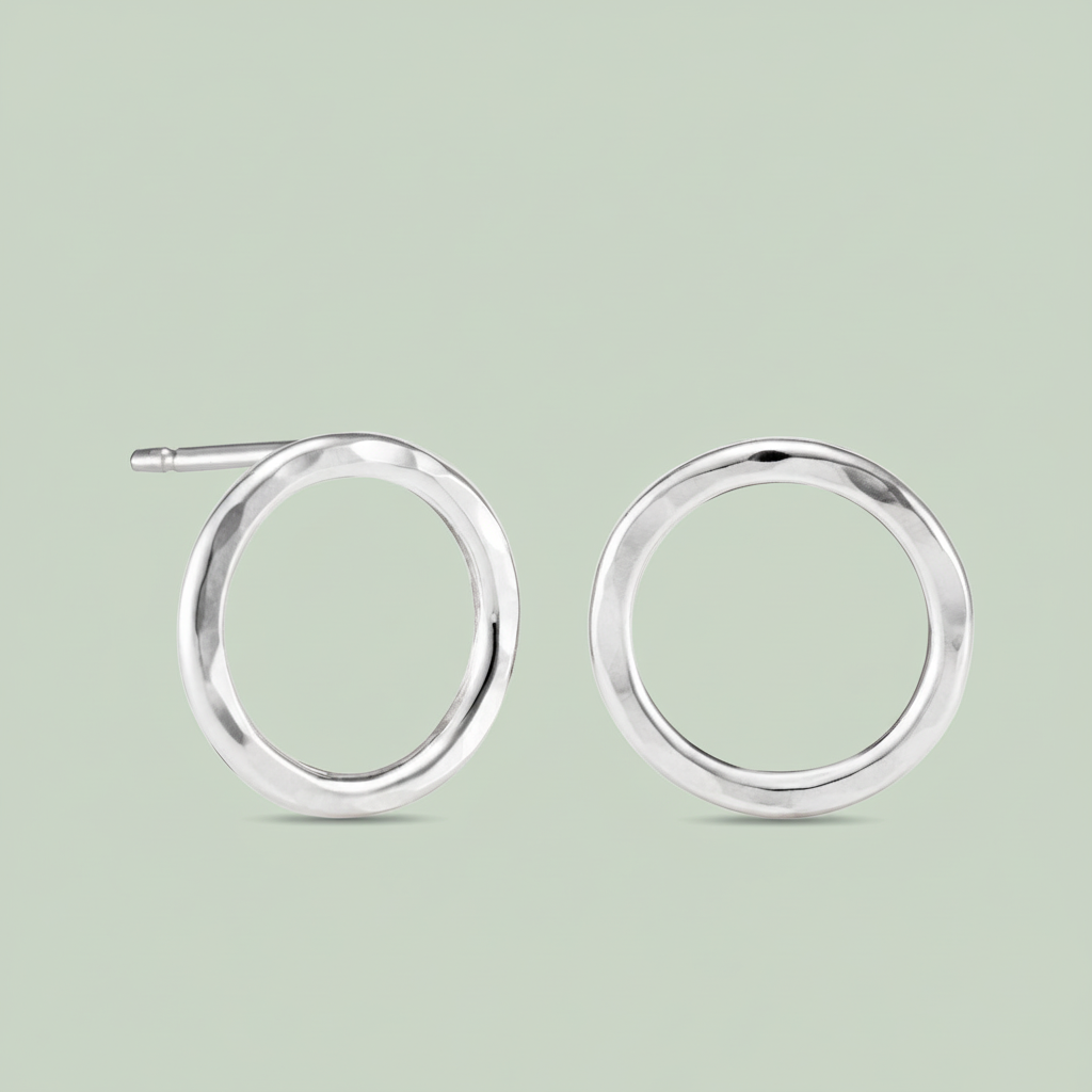 Breathe Studs - Sage Green Hero