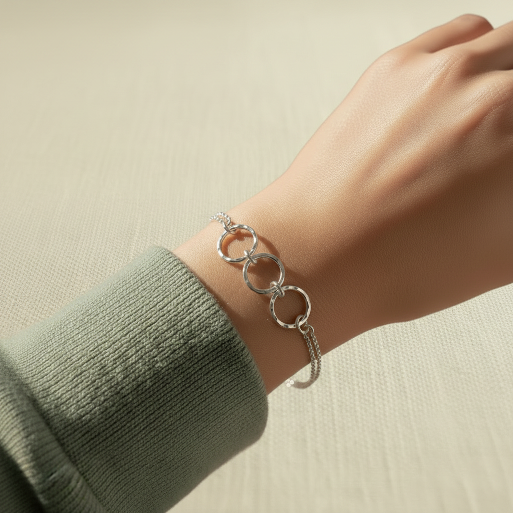 Breathe Trio Bracelet — Lifestyle Full Bleed v2