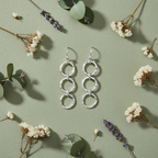 Breathe Trio Earrings - Flat Lay