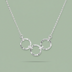 Breathe Trio Necklace — Hero Mid Sage