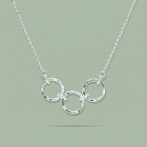 Breathe Trio Necklace — Hero Mid Sage
