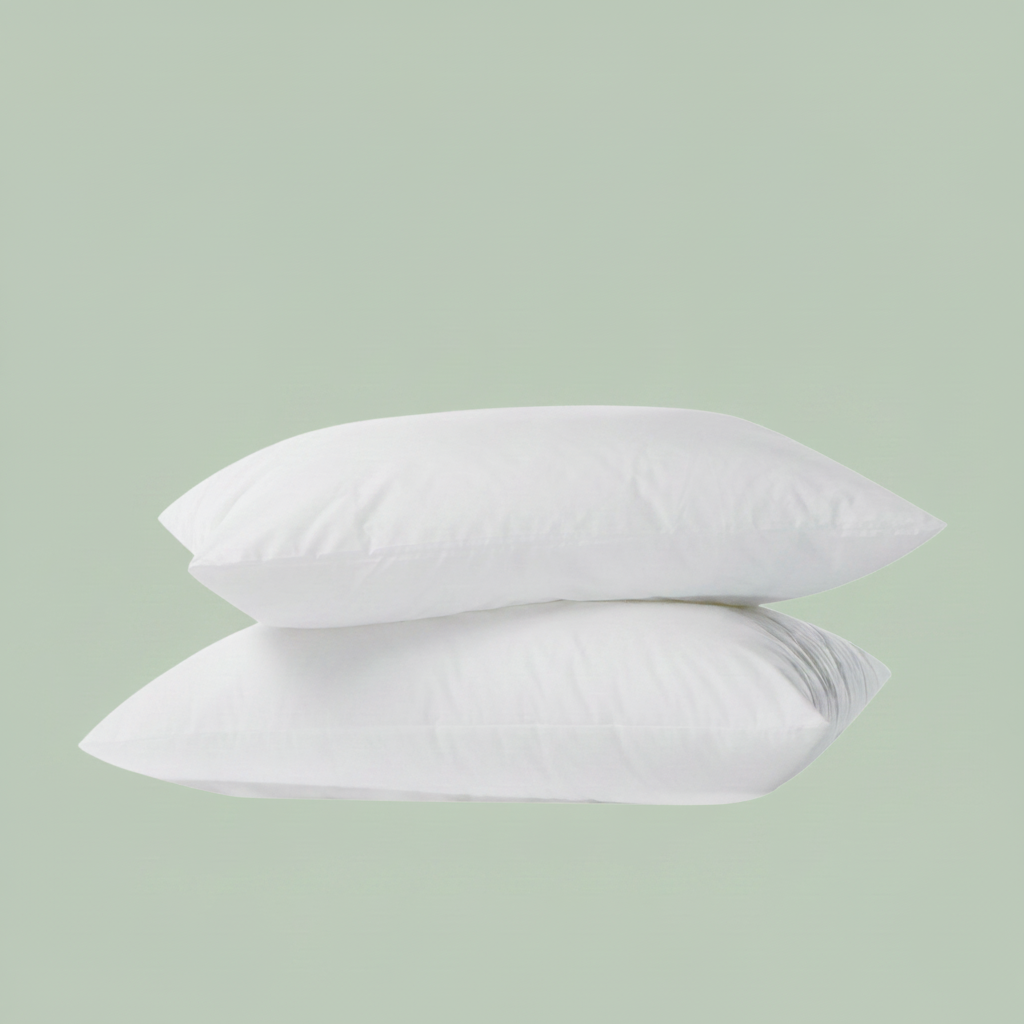 Skylark and Owl Essential pillow in white — Canadian made hypoallergenic pillow, soft and firm options — Sensory for Calm
