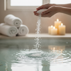 Hands Pouring Bath Salts