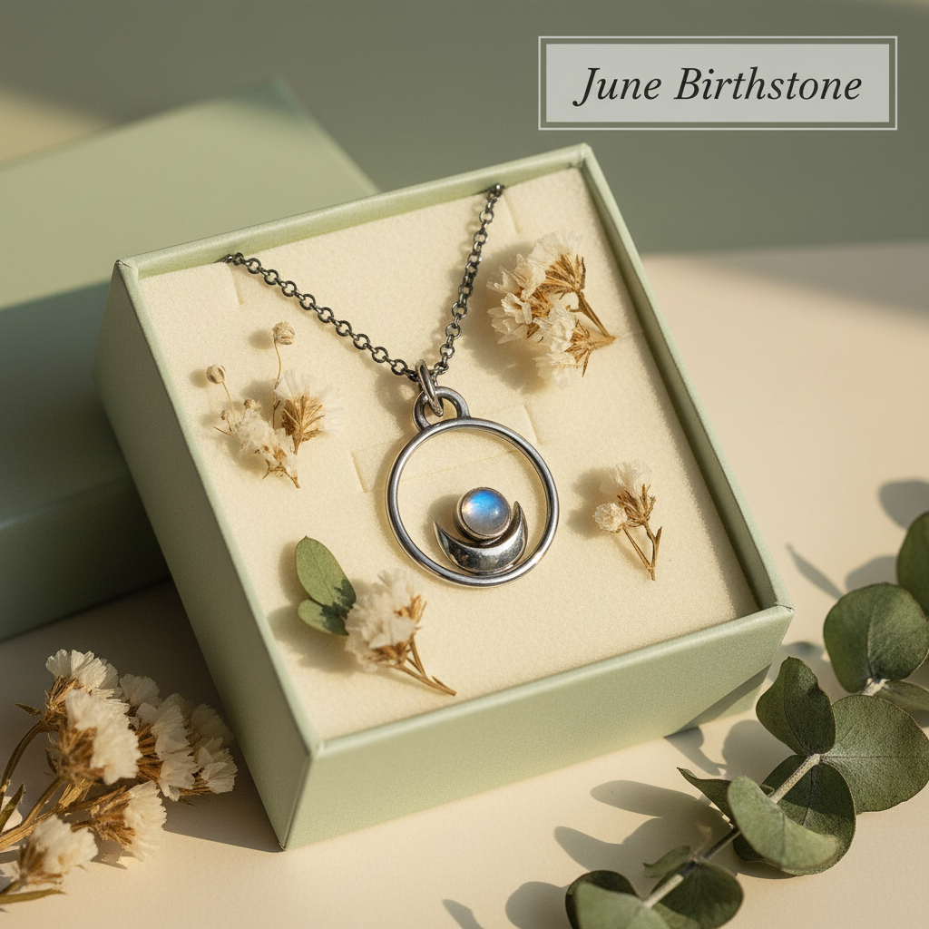 June birthstone gift shot