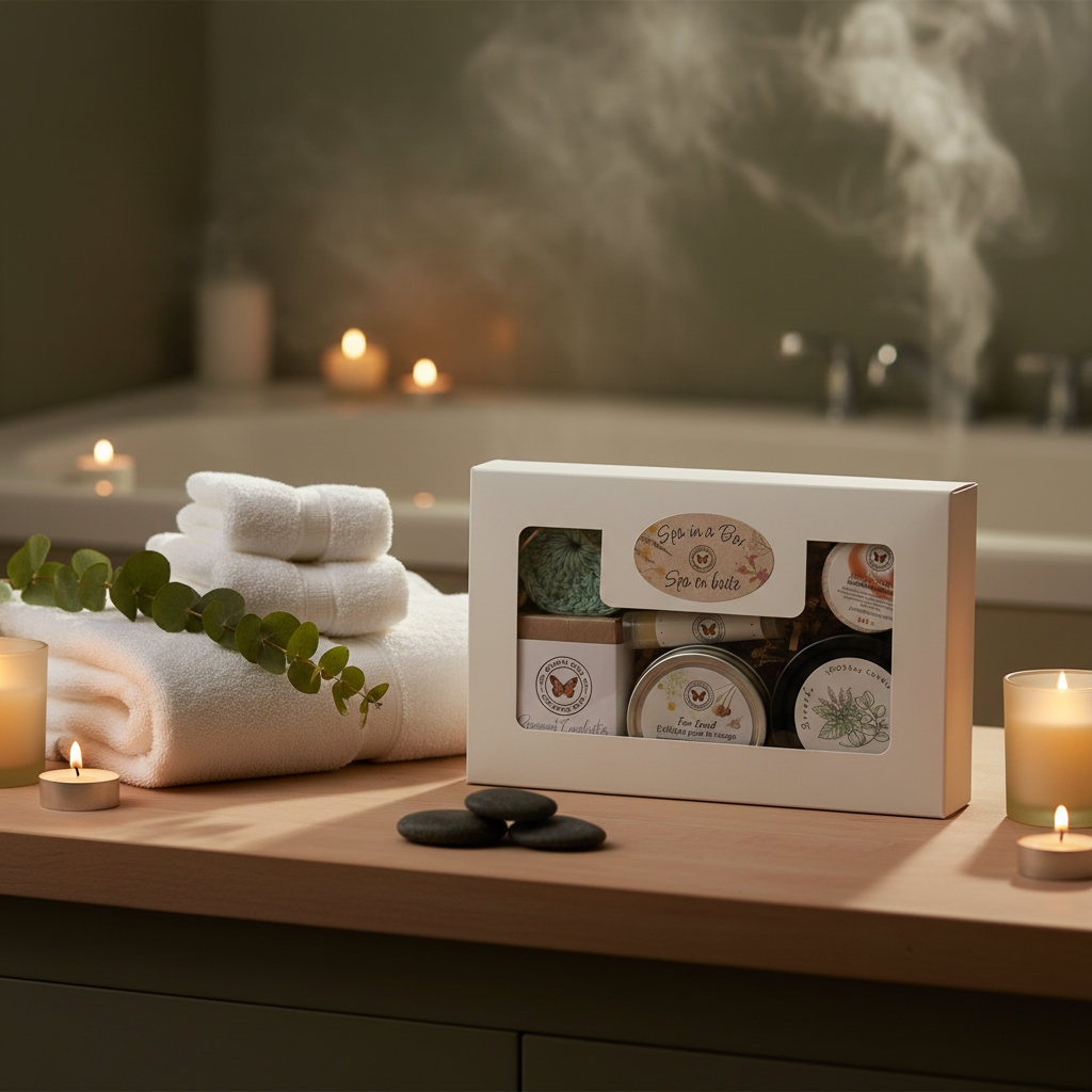 Spa in a Box - Cozy Bathroom